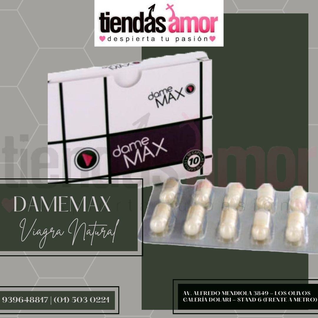 DAMEMAX Viagra natural para el hombre o la mujer